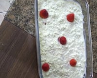 Pavê de morango com leite Ninho