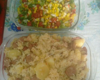 Arroz na panela de pressão da jéssica