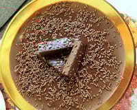 Bombom aberto de Bis