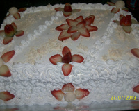 Bolo com pasta americana