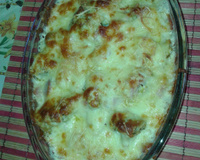 Couve-flor e brócolis gratinados