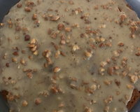 Bolo de fubá com amendoim