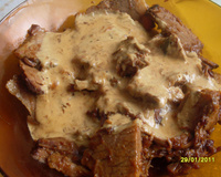 Peito assado na pressão