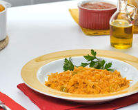 Risoto de frango simples