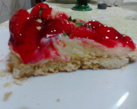 Torta de morango com iogurte