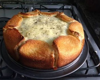 Torta Vermont de pão de forma