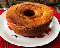 Bolo de milho sem leite com óleo de girassol