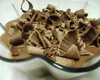 Mousse rápida de chocolate