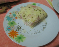 Pizza de pão de forma