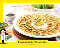 Carpaccio de abobrinha