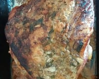 Pernil com molho de laranja que delícia