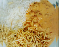 Estrogonofe de camarão