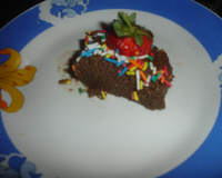 Brigadeirão de microondas