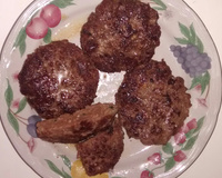 Hambúrguer caseiro tipo americano