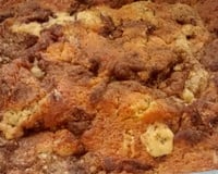Torta de banana com farofa
