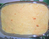 Bolo de batata com sobras de frango assado