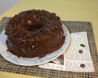 Bolo de chocolate meio amargo do Vitor