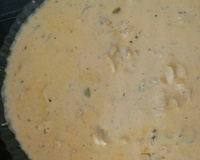 Estrogonofe de frango com milho