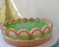 Torta de limão com chocolate branco