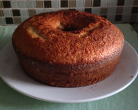 Bolo de baunilha bem simples