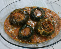 Minimoranga Recheada com carne moida