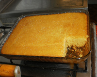 Bolo de fubá cremoso