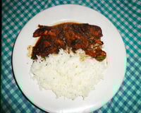 Frango com shoyu e gengibre