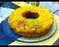 Bolo Invertido de Abacaxi