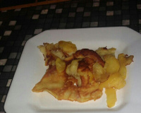 Torta de maçã de frigideira