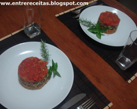 Filé entre camadas de sabores