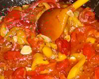 Antepasto de pimentão assado