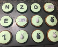 Cupcake de bicho de pé