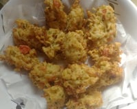 Bolinho de arroz com frango