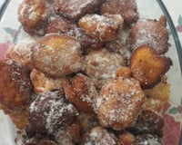 Bolinho de banana frito
