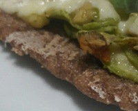 Pizza de frigideira integral