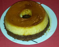 Bolo pudim de laranja