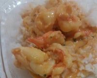 Strogonoff de camarão rápido