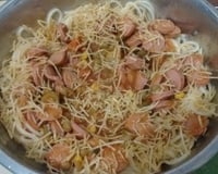 Macarrão com salsicha