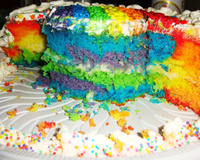 Bolo arco-Iris