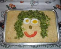 Torta de purê com frango