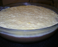 Mousse de brigadeiro com creme amarelo