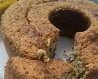 Bolo super fit de banana (sem farinha, sem açúcar e sem leite)