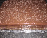 Calda de chocolate para bolos