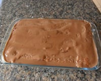 Pavê de bolo pronto de laranja