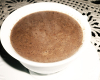 Chocolate quente meio amargo