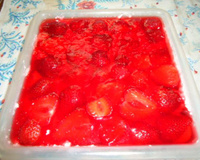 Pavê de Morango com Gelatina