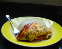 Lasanha vegetariana de massa de crepes com ricota