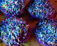 Cupcake de chocolate com cobertura de brigadeiro