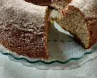 Bolo de banana com maçã