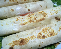 Pão sírio rápido e gostoso